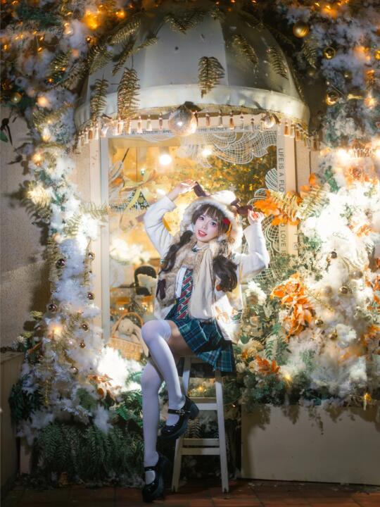 圣诞花店夜景 | 再不发圣诞就要等明年啦🎄