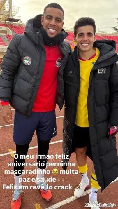 古斯塔沃晒与奇塔迪尼合影并送生日祝福，两人曾助海港夺双冠昨日在河南队与宁波队的热