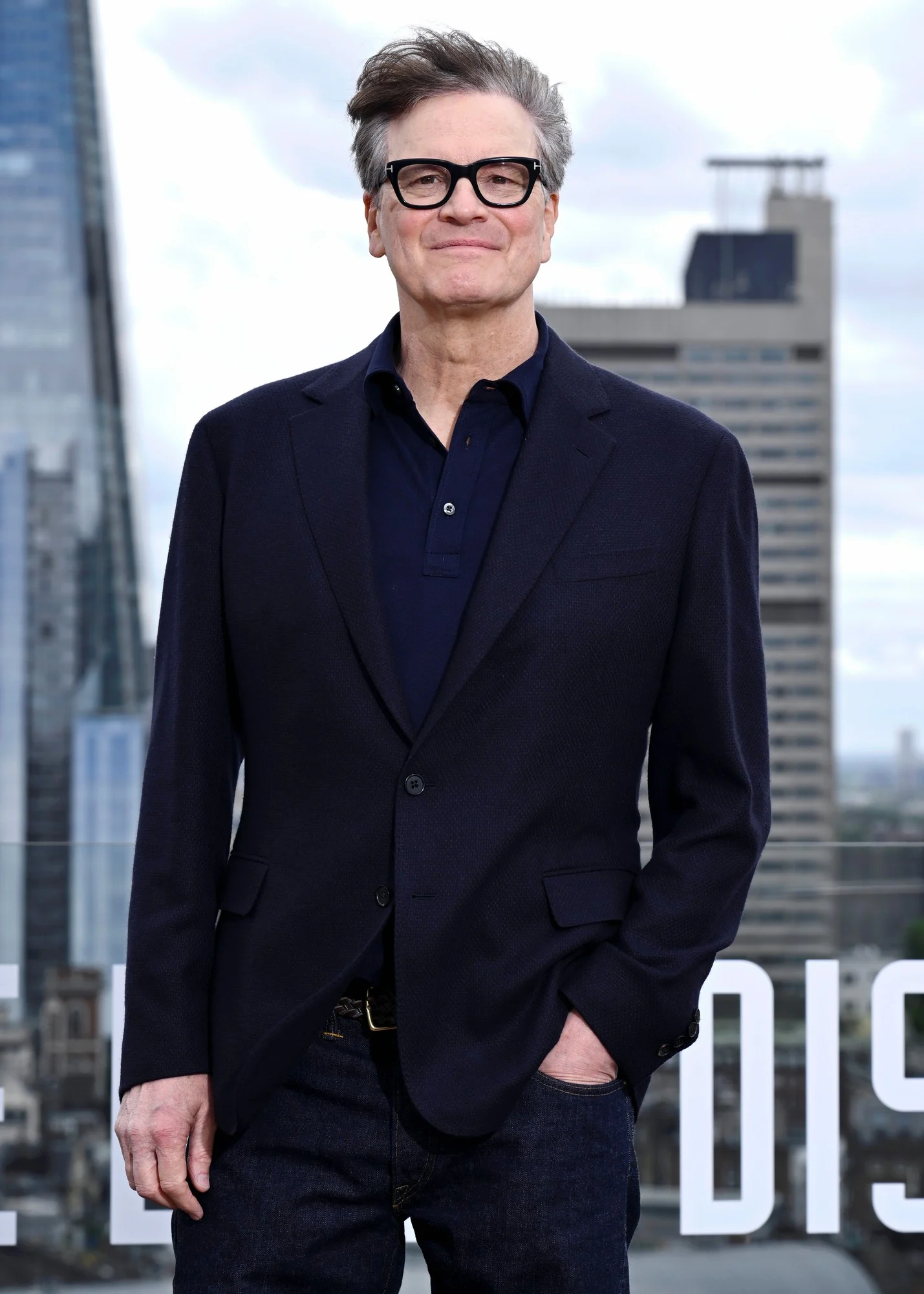 Colin Firth 5日伦敦 电影Disclosure Day宣传 