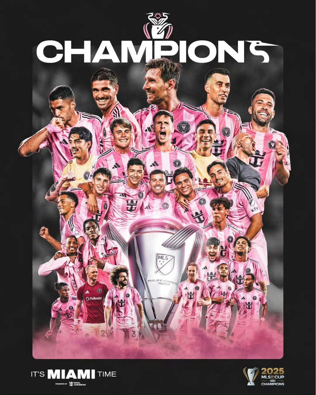 迈阿密国际vs温哥华白浪梅西第二个助攻也太帅了吧