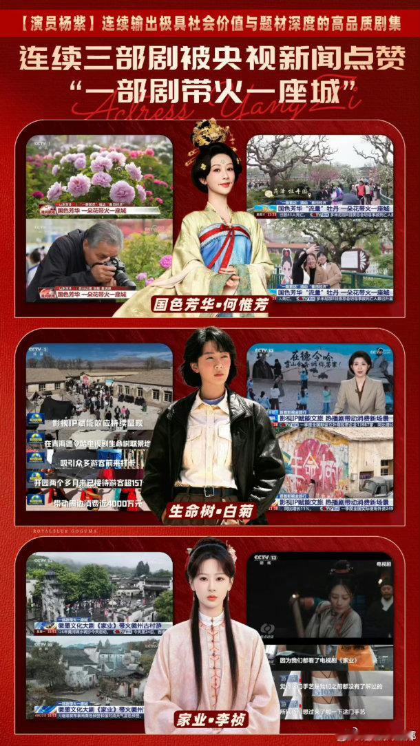 白玉兰视后杨紫手势舞白玉兰视后的家业正在爱奇艺播放，大家快来看看哈杨紫