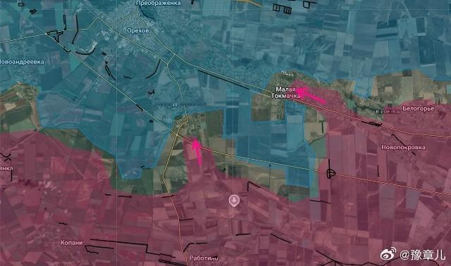 俄军向扎波罗热州奥列霍夫方向推进 