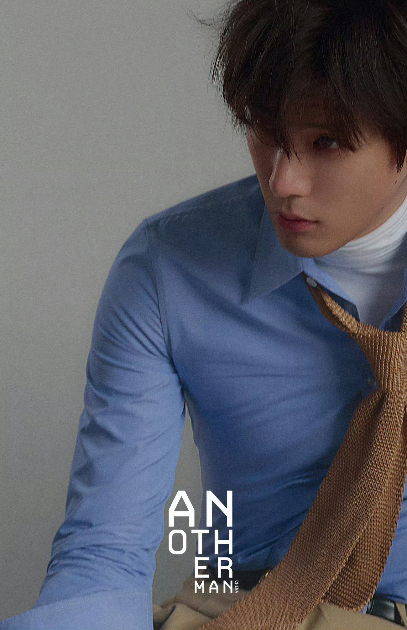 王安宇AnotherMan开季刊封面 AnotherMan开季刊封面，清隽气质与