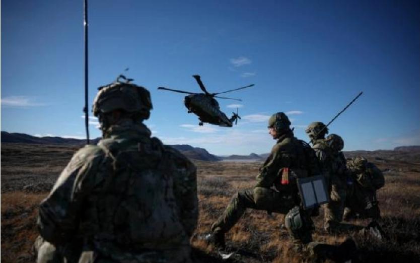 德国这是在搞怪？这次格陵兰举行的联合军事演习，说好的是保卫格陵兰岛，德国也派出了