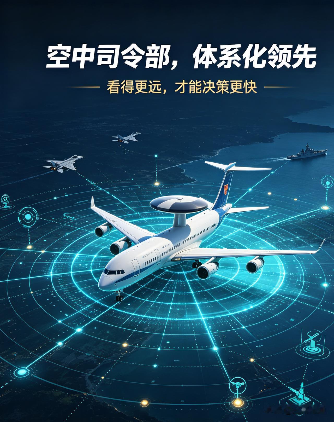 中国预警机实现弯道超车，多项核心指标反超美军
 
现代空战，预警机就是空中司令部