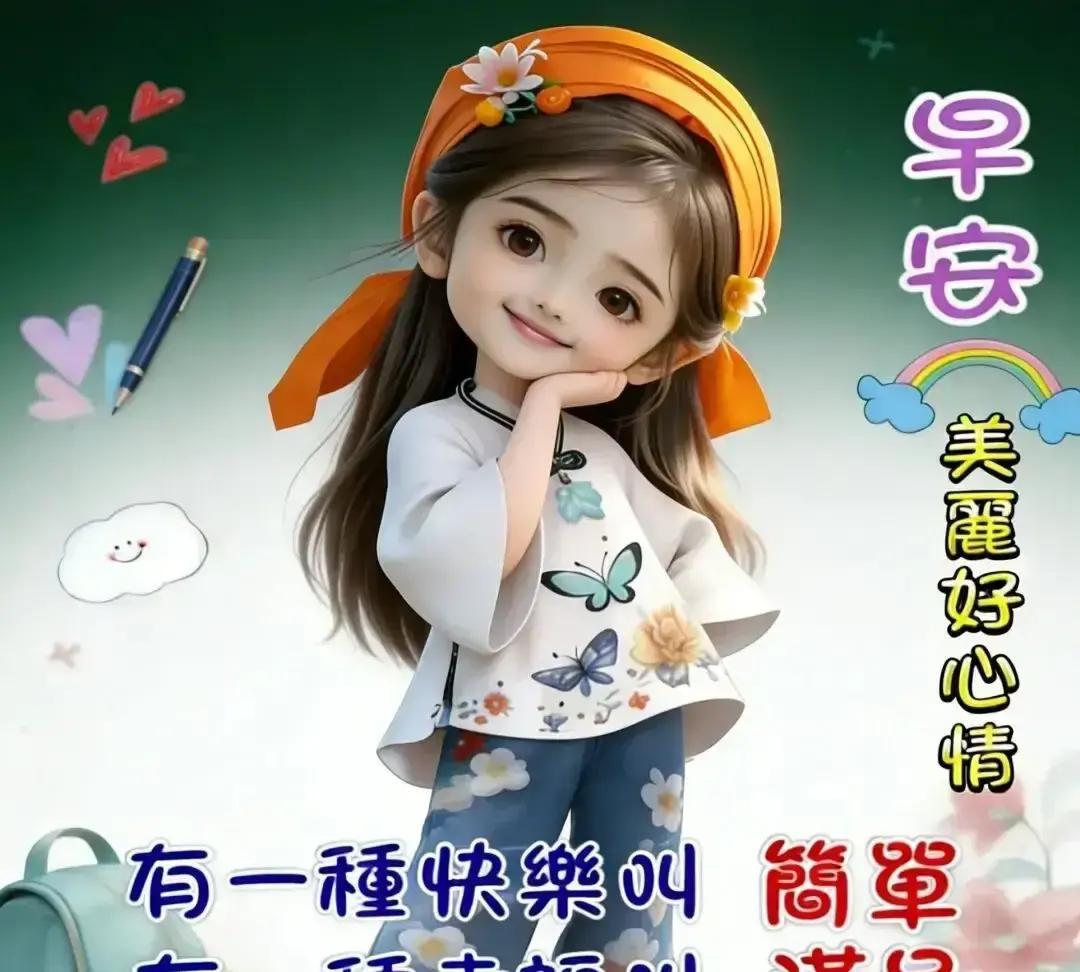 周日刷到一条早安文案，就一句话：周日早安，兔年大吉，配图是三个表情比心福兔年大吉