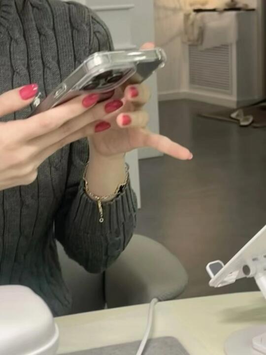 pink nails💅