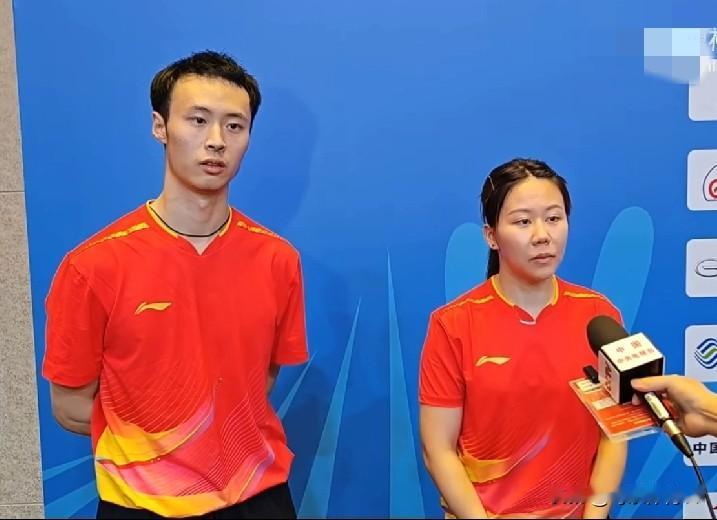 全运会混双四强诞生！陈幸同/徐海东4-1战胜黄镇廷/杜凯琹组合后，赛后发言太谦虚