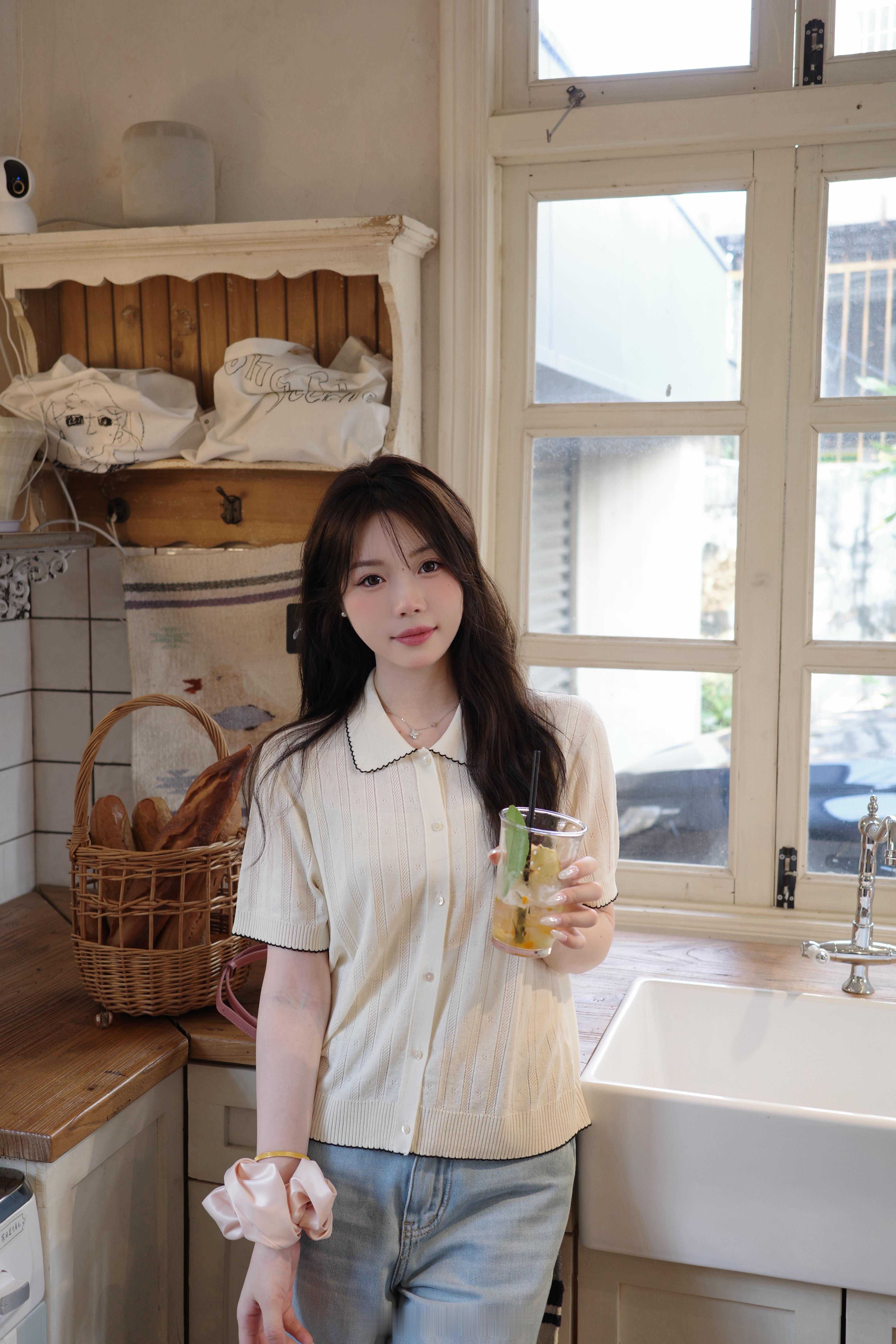 理光的奶油系🧁～～～～「三色冰爽polo•香草白」 