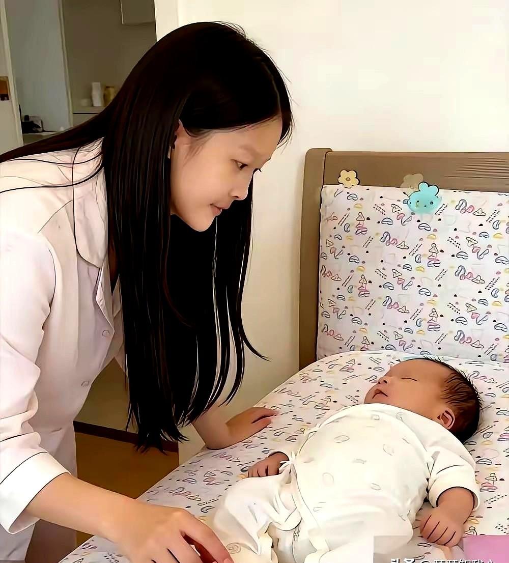 看小玥儿抱弟弟那架势，托着后脑勺，护着小腰，眼神里全是珍视，真比很多大人都强。