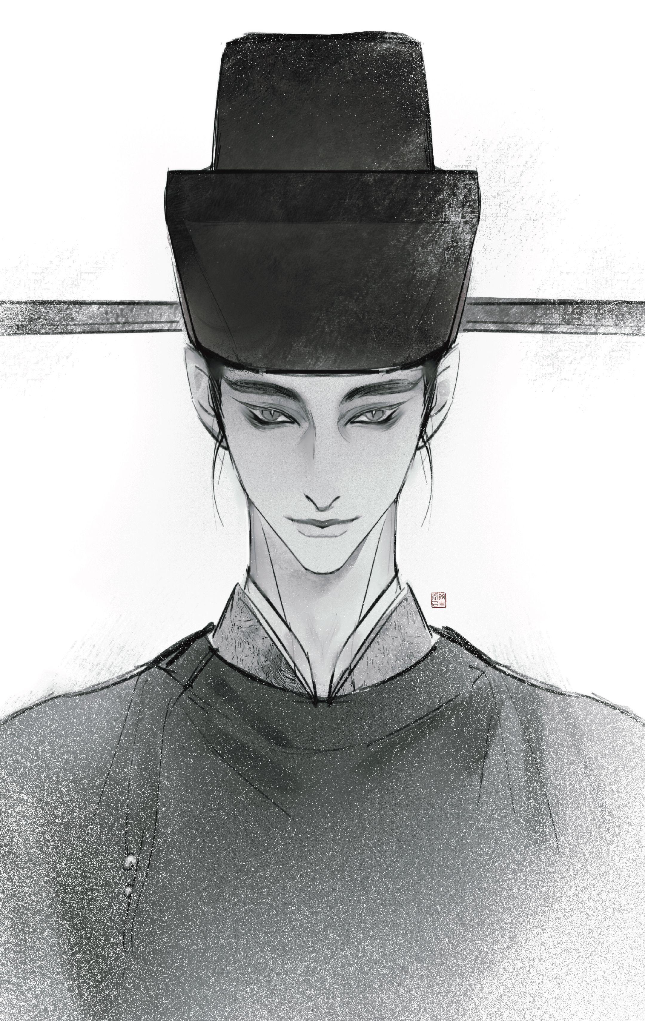 开封府尹上岗证件照。