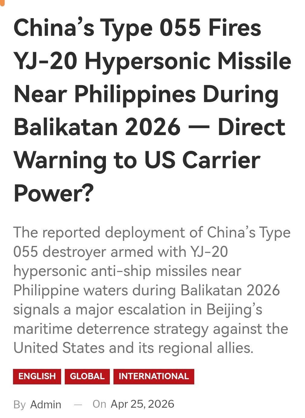 不就是一枚yj20嘛，到底是从哪里射出来的，这个重要吗[如花]？

倒是这意思，