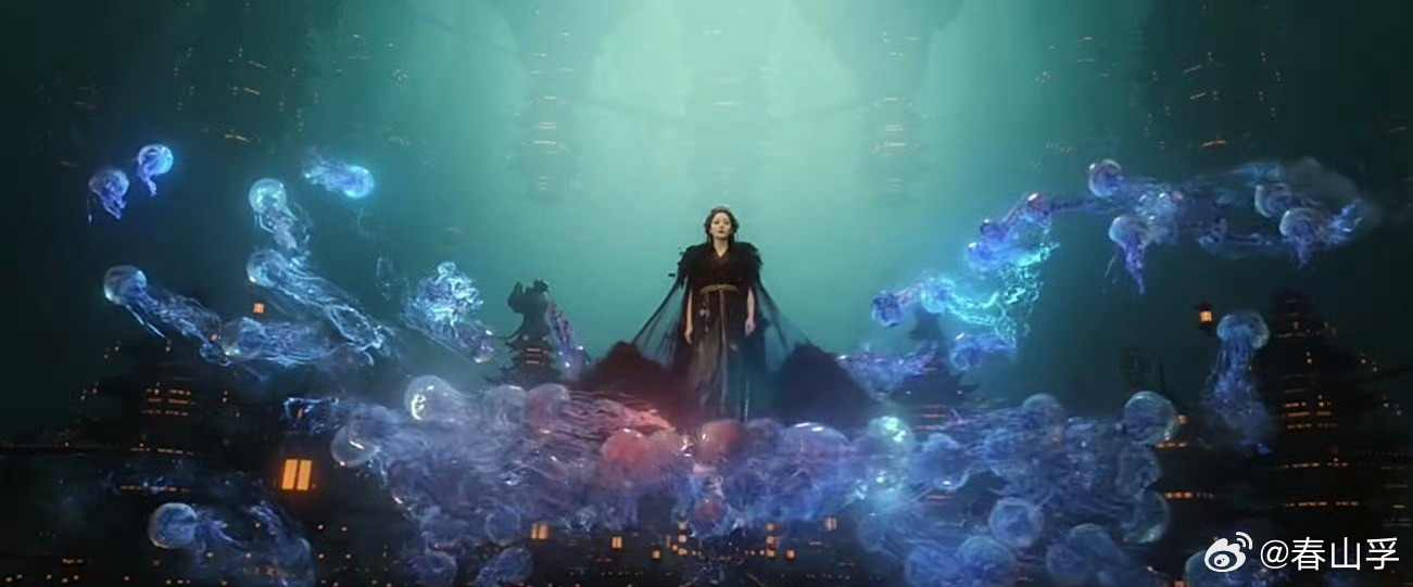 白日提灯新预告水母元素白日提灯明天播出居然把水母意象用得这么绝，又美又有宿命感预