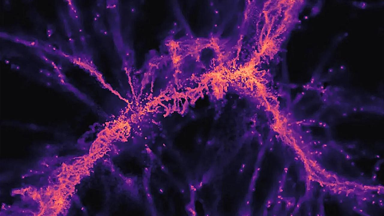 【宇宙巨网：长达300万光年巨丝，正在给星系输血】

宇宙不是一片均匀撒开的星海