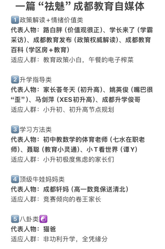 一篇“祛魅”成都教育博主