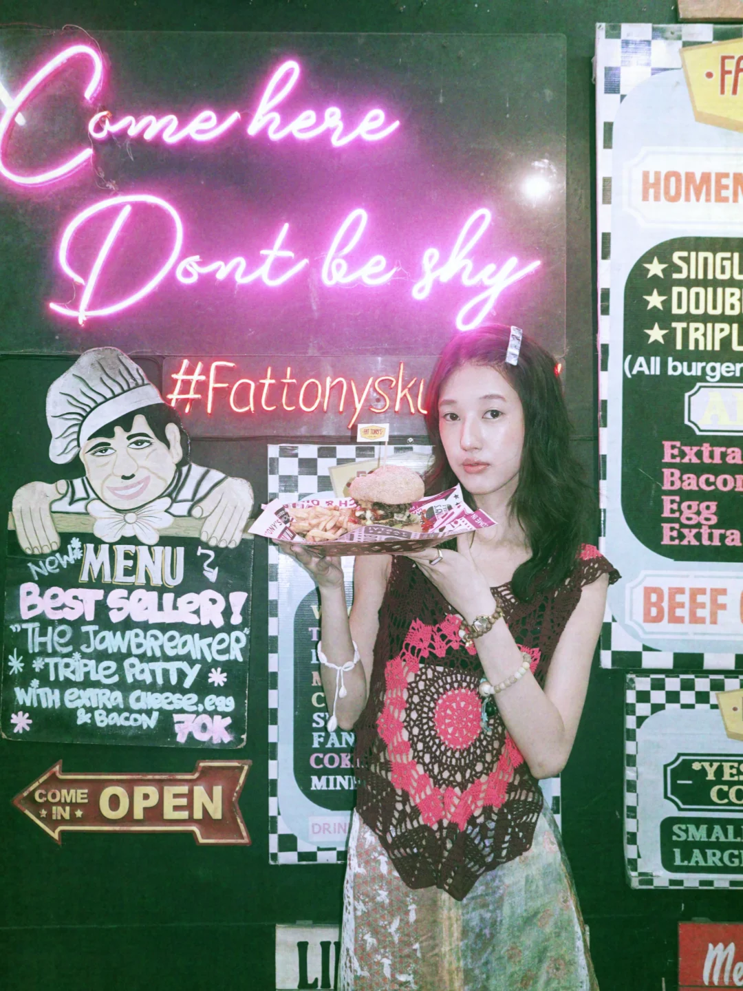 全印尼🇮🇩最好吃的汉堡🍔