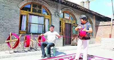 神木手工地毯畅销国内外