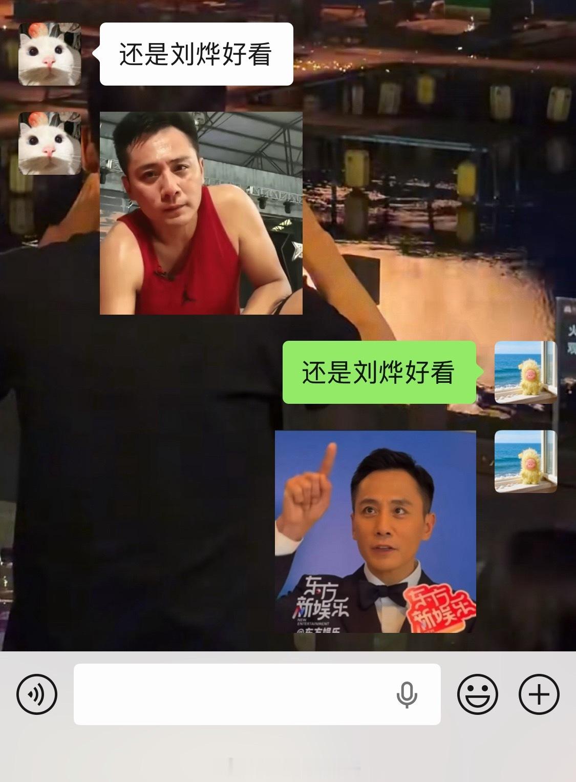 聊了一整我和友友一致决定：还是刘烨好看🥺 