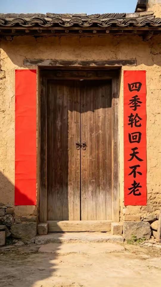 上联:四季轮回天不老
下联:人间正道是沧桑