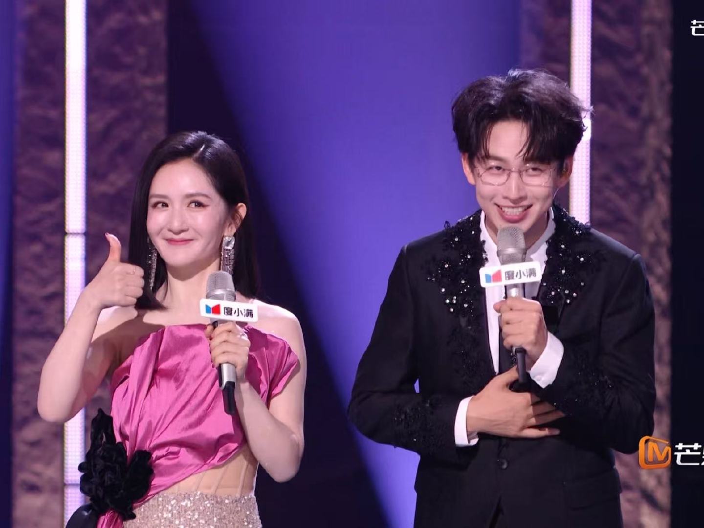 谢娜齐思钧开场舞谢娜齐思钧浪姐开场舞好欢乐啊黄灿灿回应踩到谢娜裙子