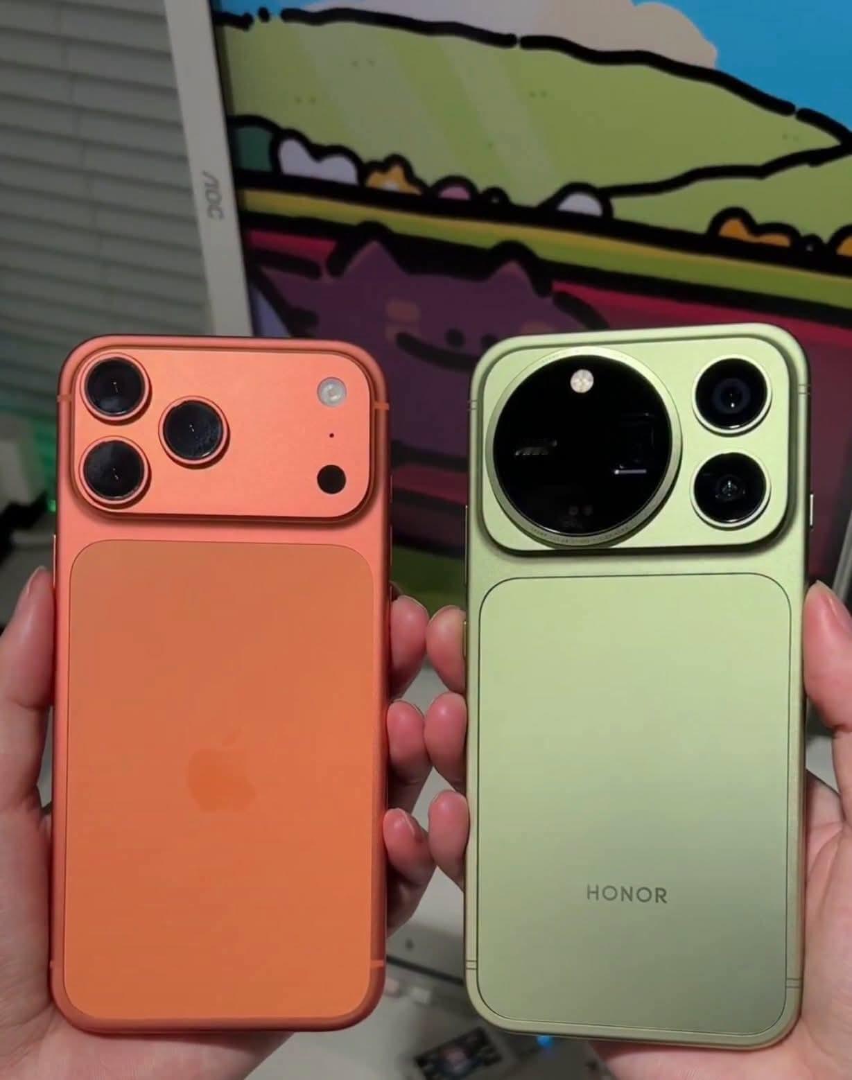 iPhone 17 Pro Max和Honor Magic 9 Pro Max的