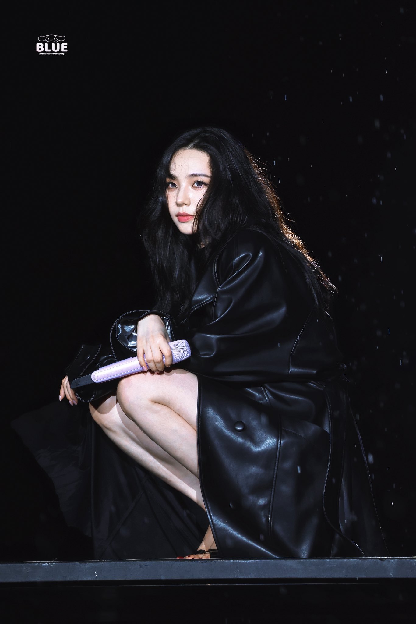 柳智敏🖤青柠初恋柳智敏 260905【高清】四巡圣保罗场雨夜+黑皮衣 solo