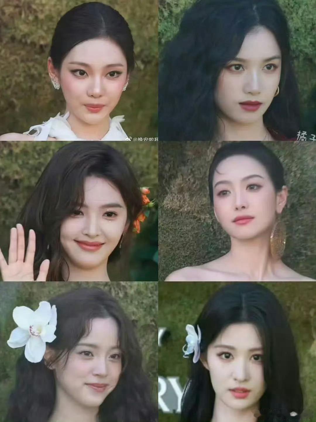 女明星都挺好看的，宁艺卓毁在妆，总体看也还行 ​​​
