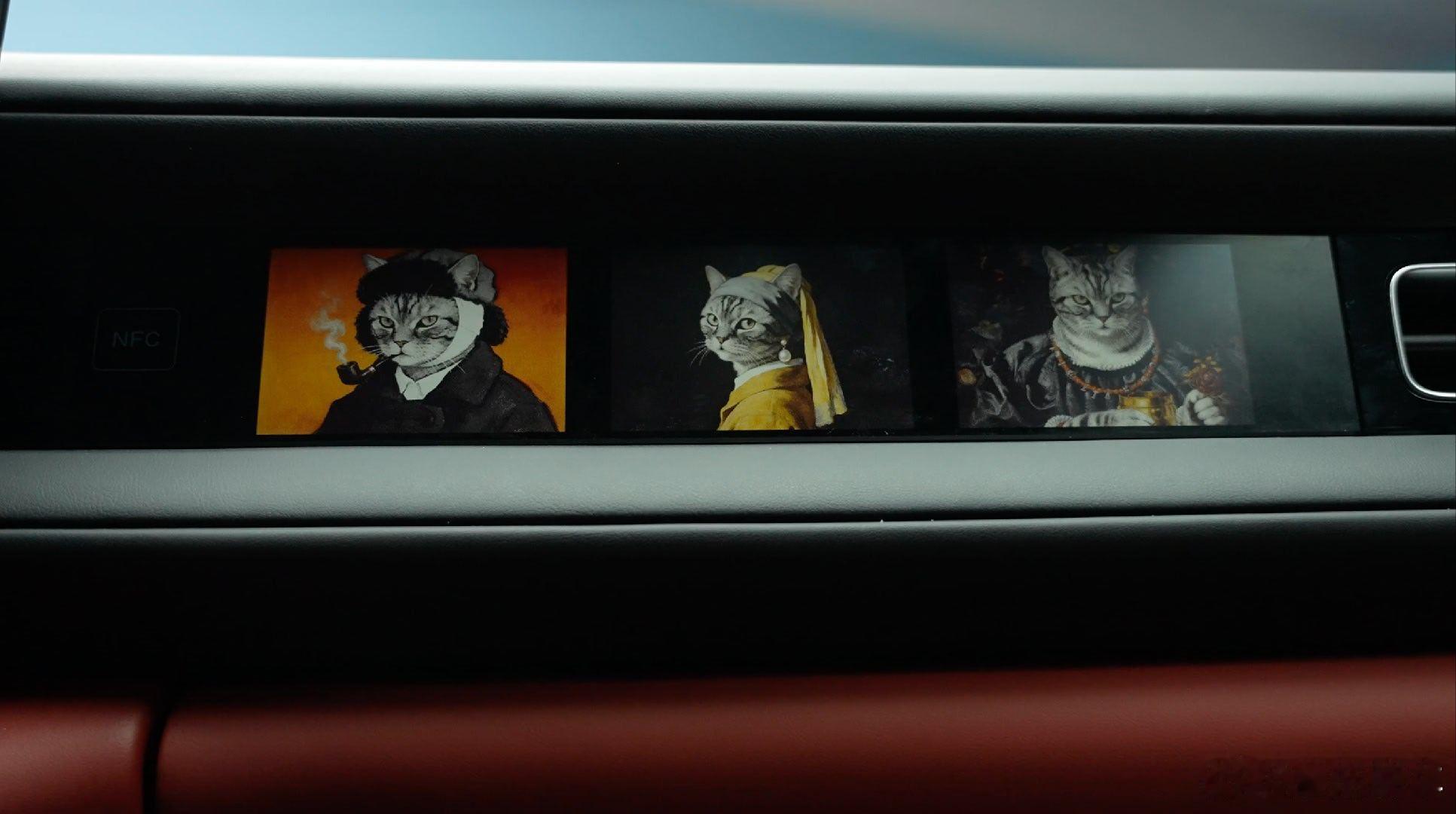 问界M6搭载可DIY副驾灵感橱窗 刷到问界M6有个副驾“灵感橱窗”的设计，真的戳