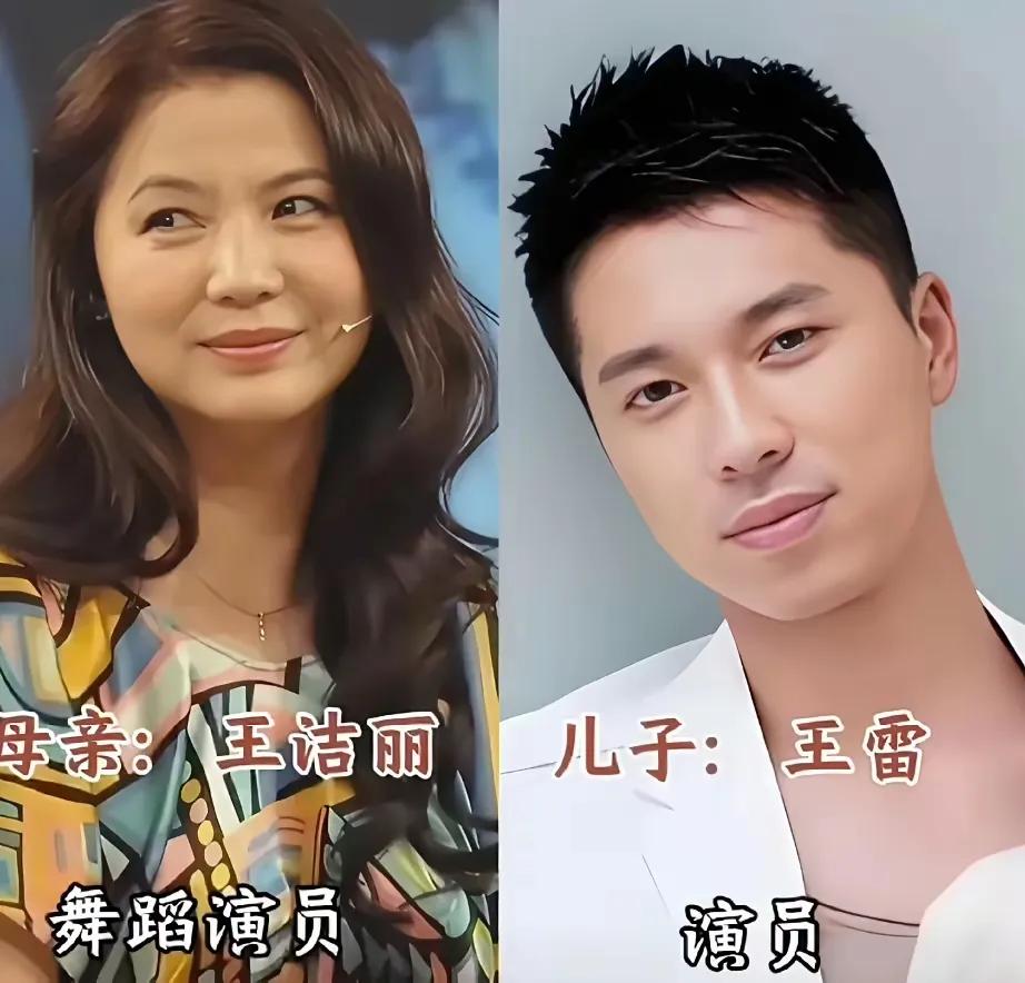 妈妈温婉可人，气质不凡， 母子同框颜值双双在线，每一对都特别登对—王雷母子
妈妈