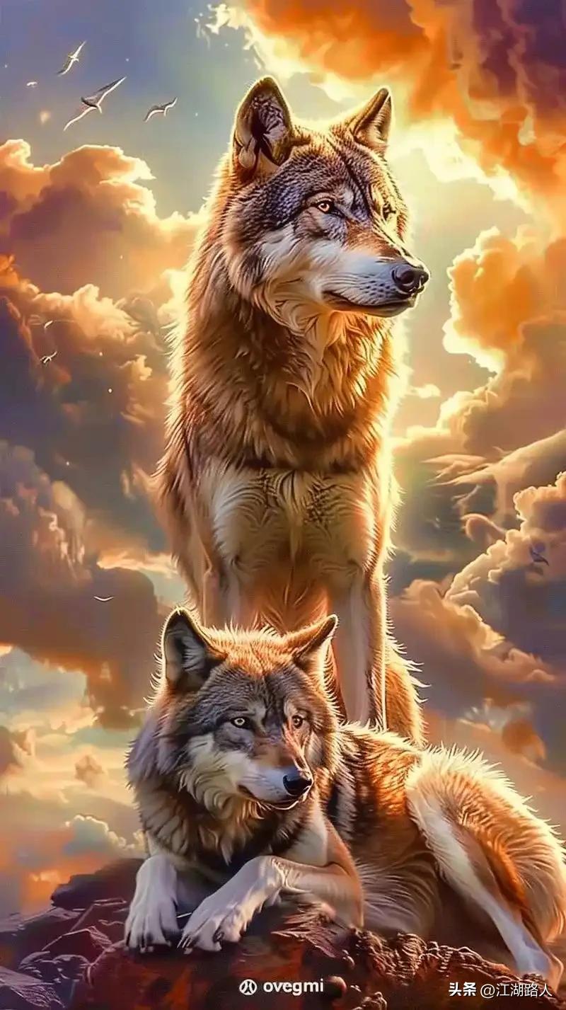 狼的本性吃人，生存规则弱肉强食。与狼共舞者，不外乎三类：其一，一丑之貉。也是吃人