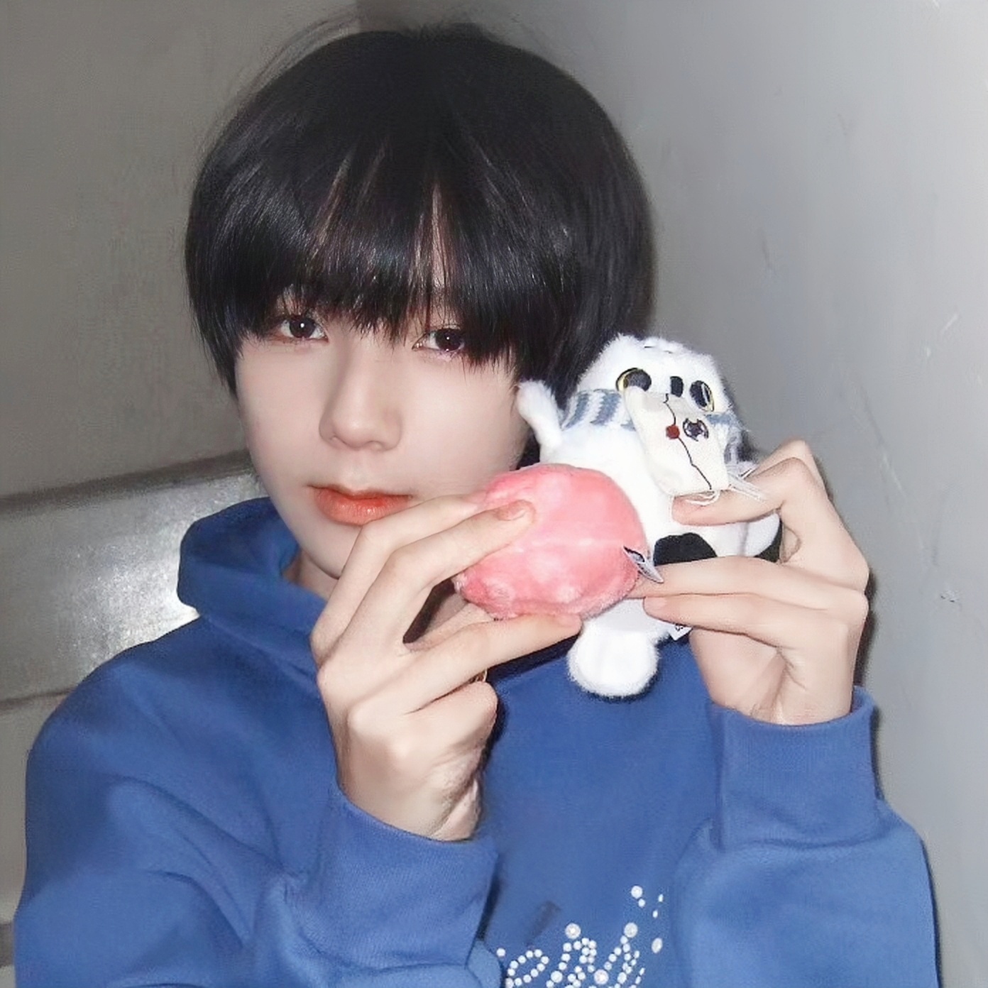 今日份蓝色系男明星头像分享王橹杰拿图点赞即可 