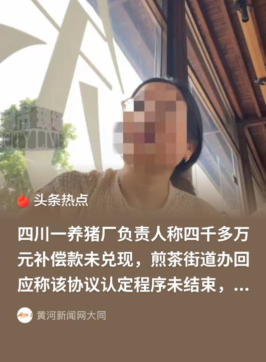 四川成都，一老板经营的养殖场被轨道交通划进征地红线，街道办打包票赔他4200万安