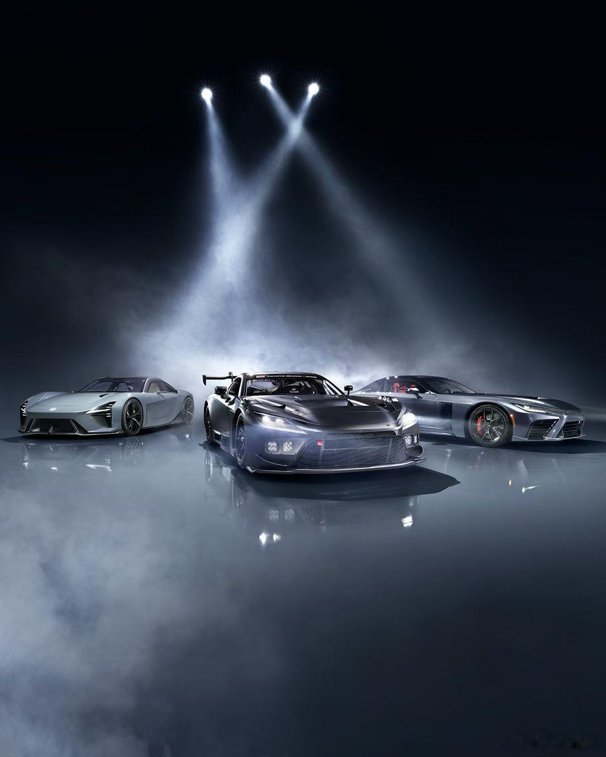 丰田今天发布的三台车GR GT、GR GT3还有雷克萨斯 LFA Concept