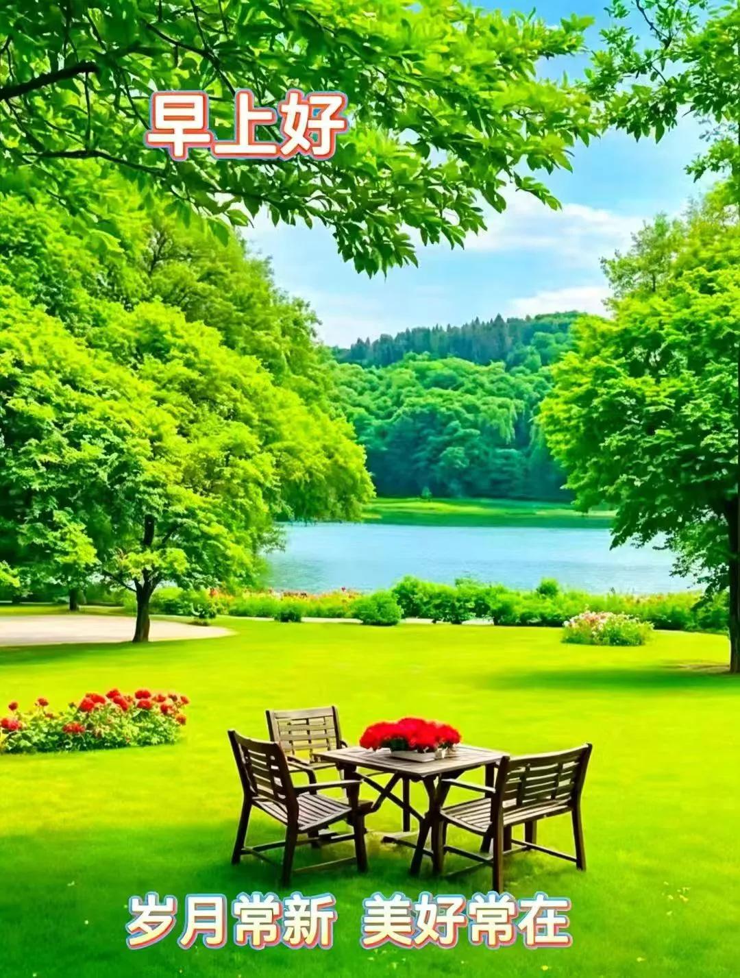 友友们：旱上好！岁月常新，美好常在！祝大家开心快乐每一天！