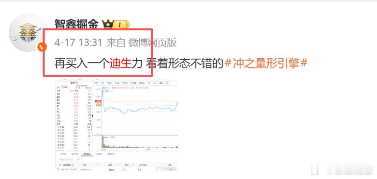 自动化策略的$迪生力 sh603335$ 也是拉升先减部分再说 