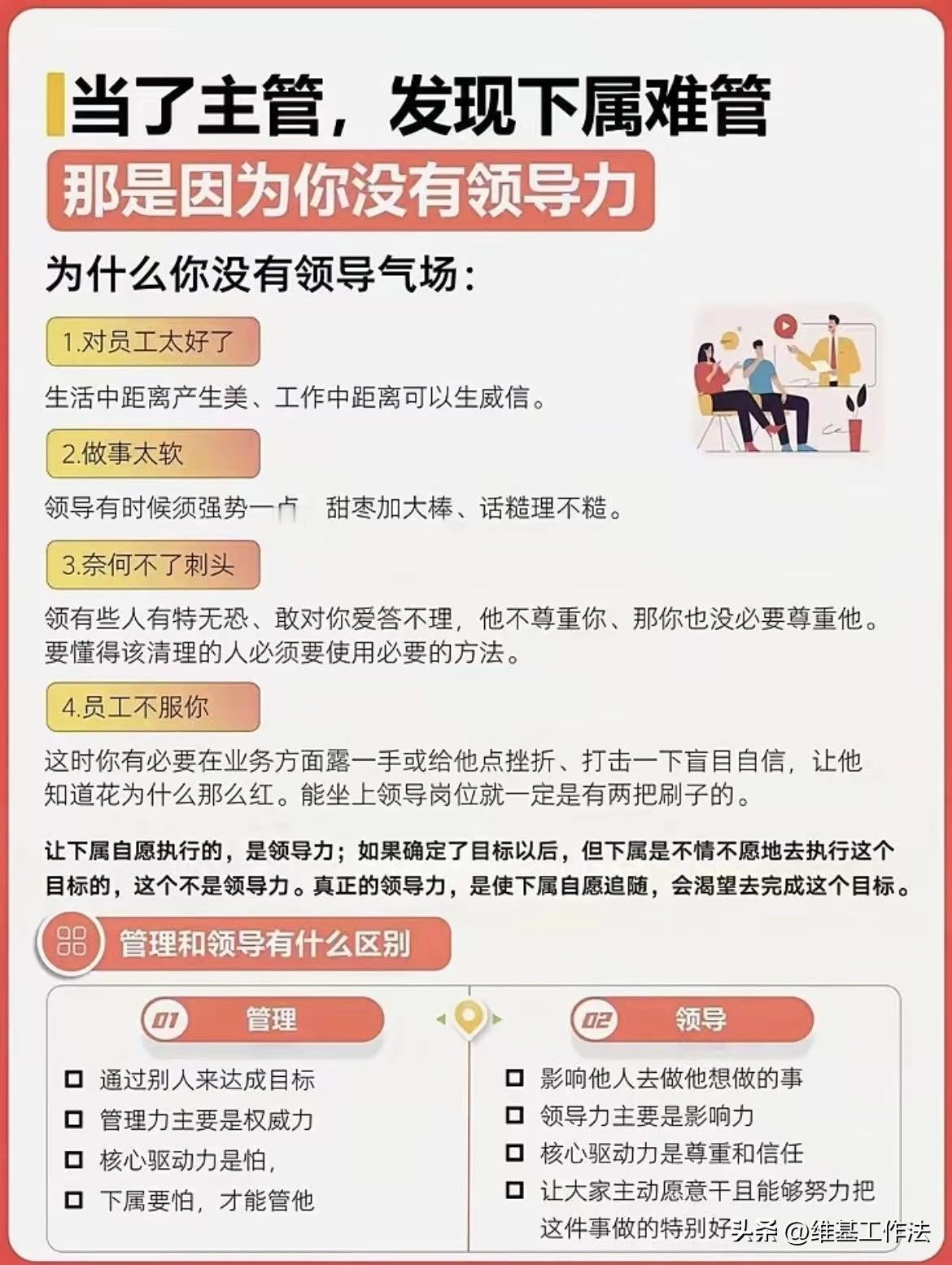 管理晋升两大忌：判断不准+性格太软！

管理难当，下属难管…有读者留言：专业能力