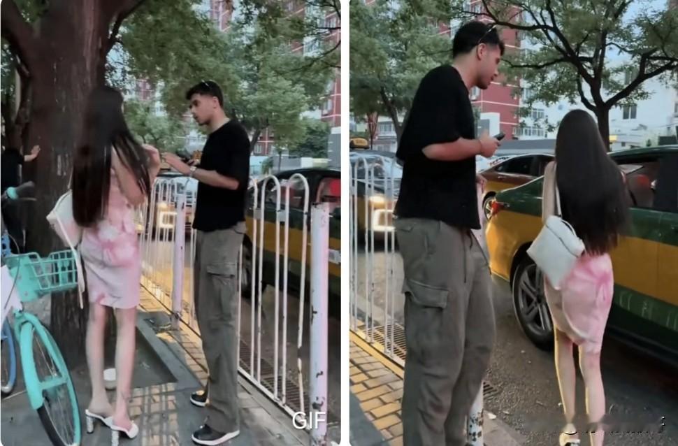 近日，一则外国佬搭讪美女被拒的视频爆火，视频中这名黑字男子不停的搭讪这位美女，遭