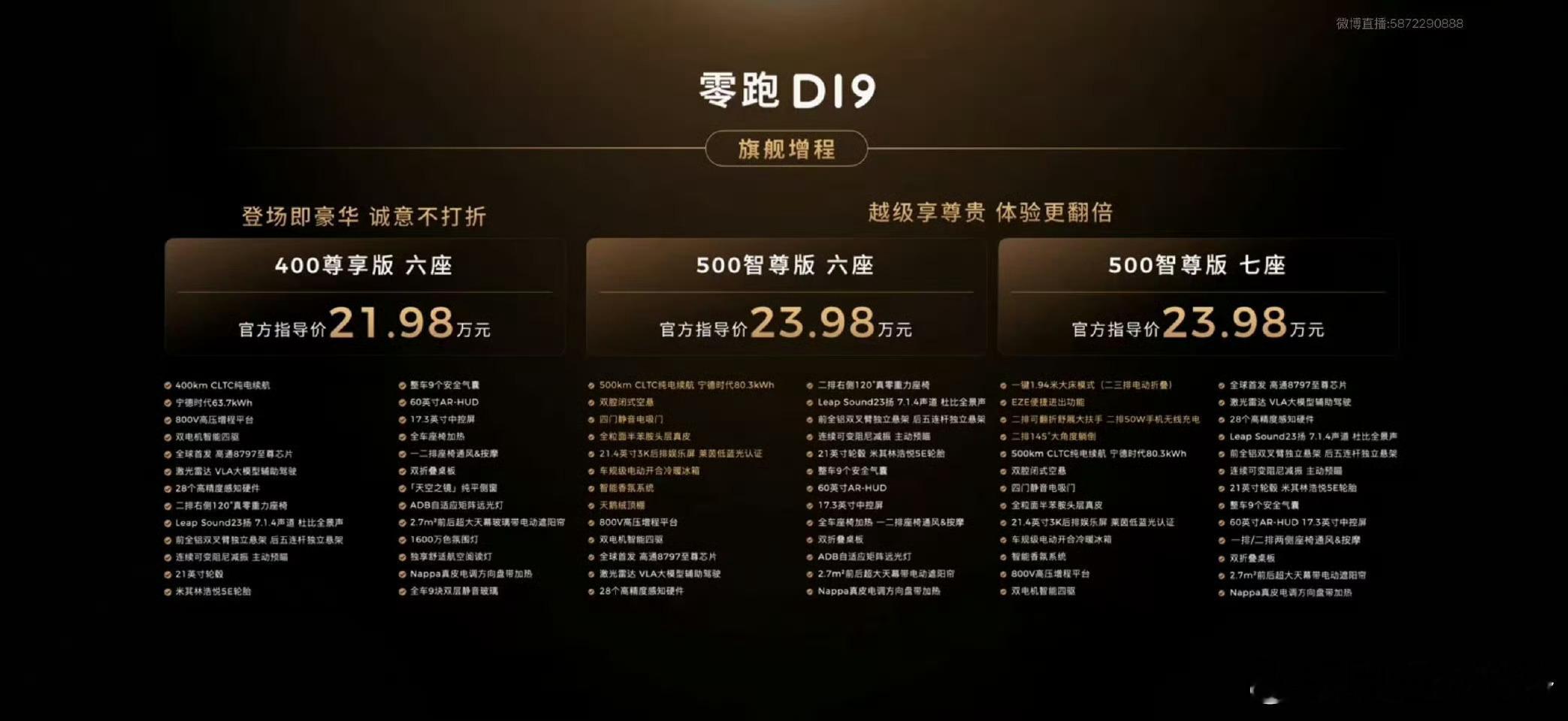 零跑D1921.98万起的增程车，纯电续航能做到400公里以上的，应该只有零跑了