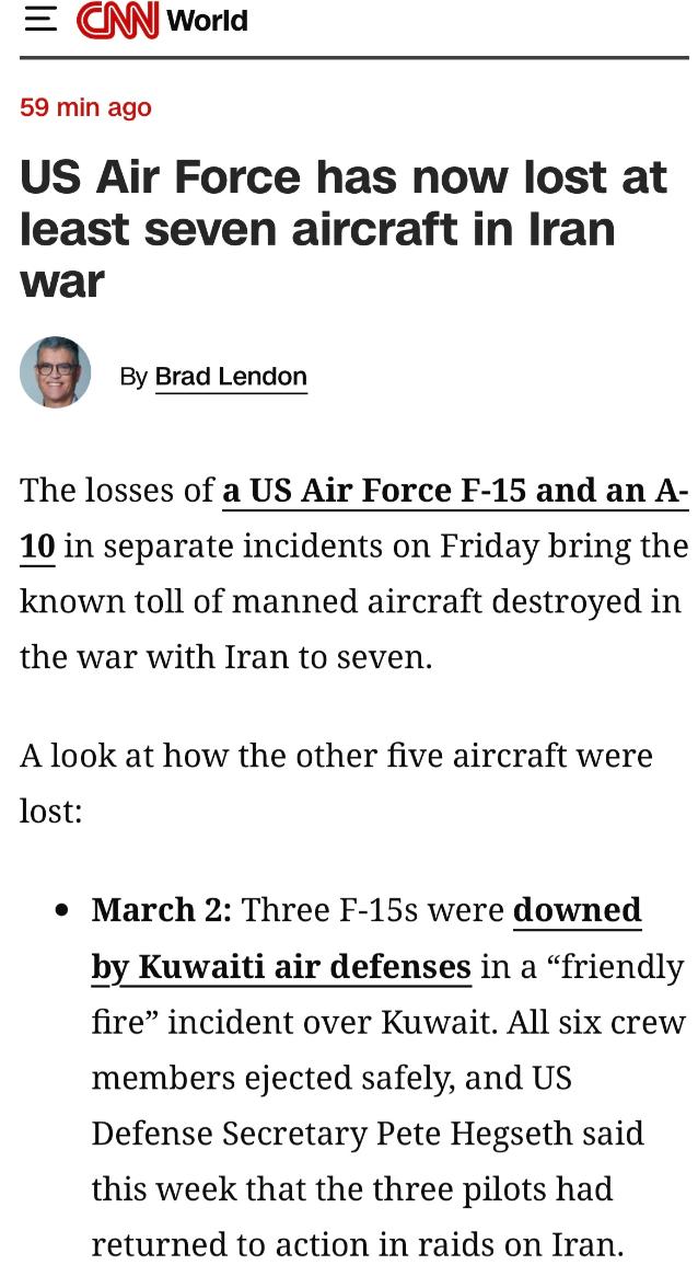 美军伊朗都在加紧搜寻另一名美军飞行员！

CNN官网4月4日刚发的报道，直接炸翻