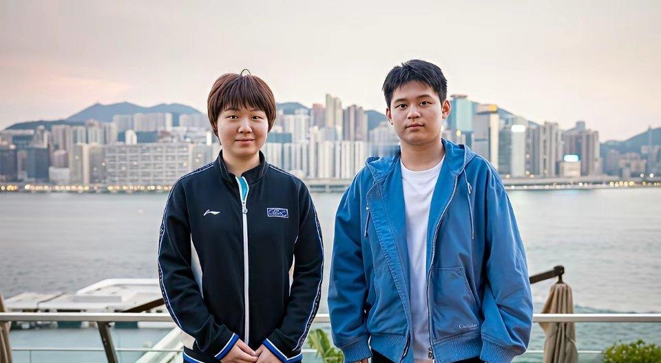 香港混双还有专门的城市照，搞的真不丑我们家俩孩子关系户走后门来的，没名次排在最后