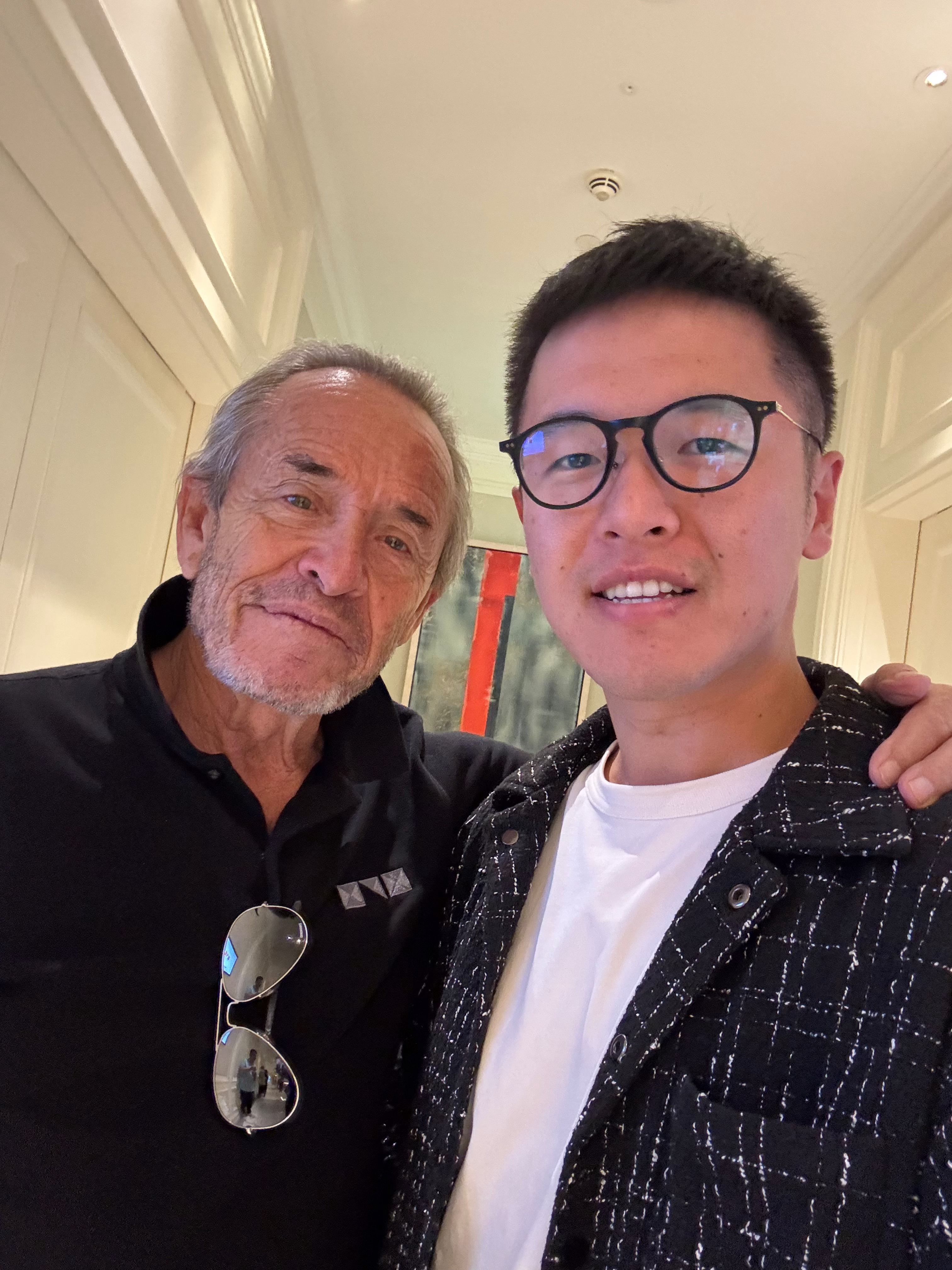 幸运！勒芒六冠传奇车手Jacky Ickx，老爷子79岁了，可以说是非常和蔼可亲