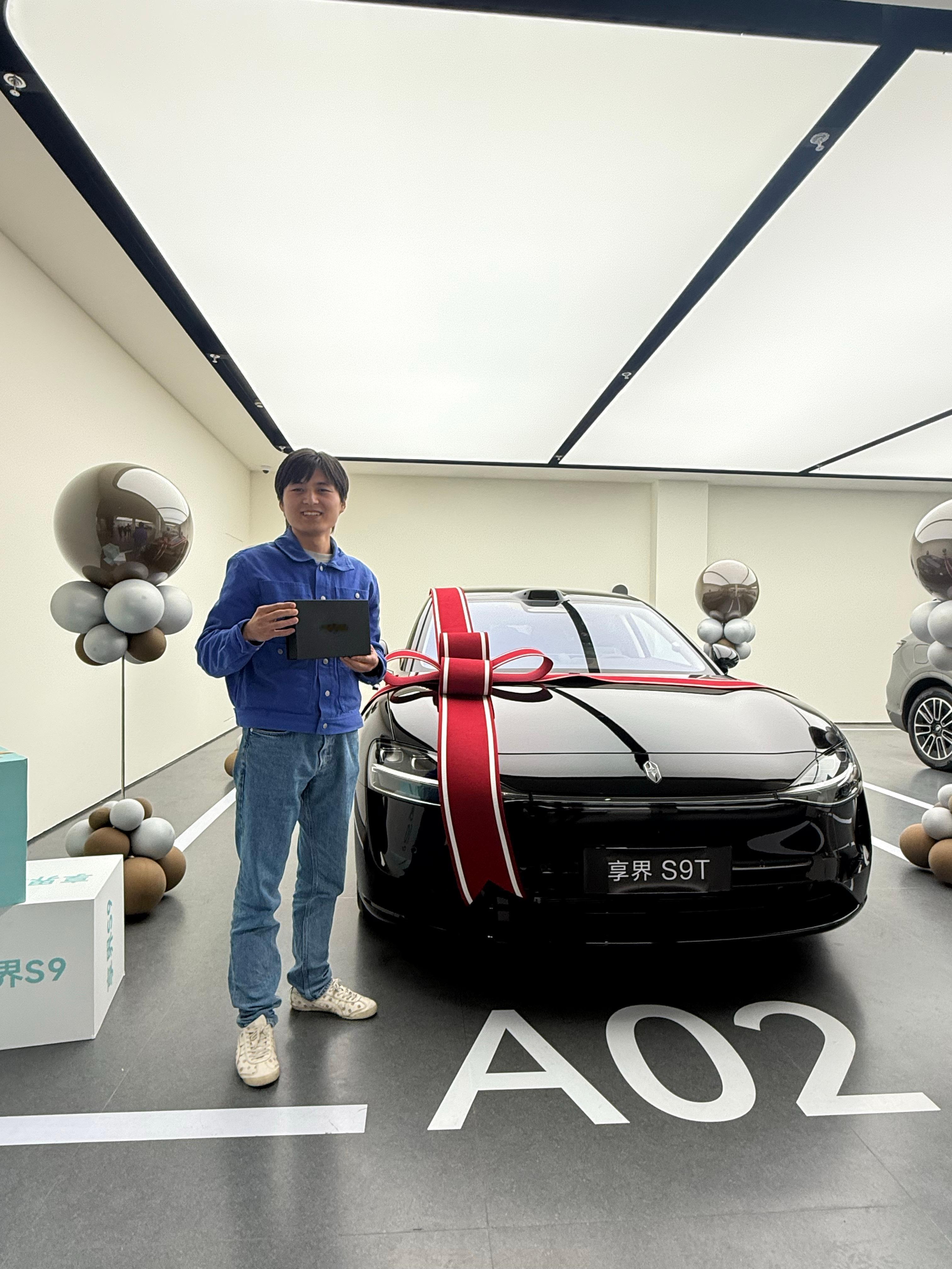 享界S9T黑武士提了，人帅车帅？[doge] ​​​