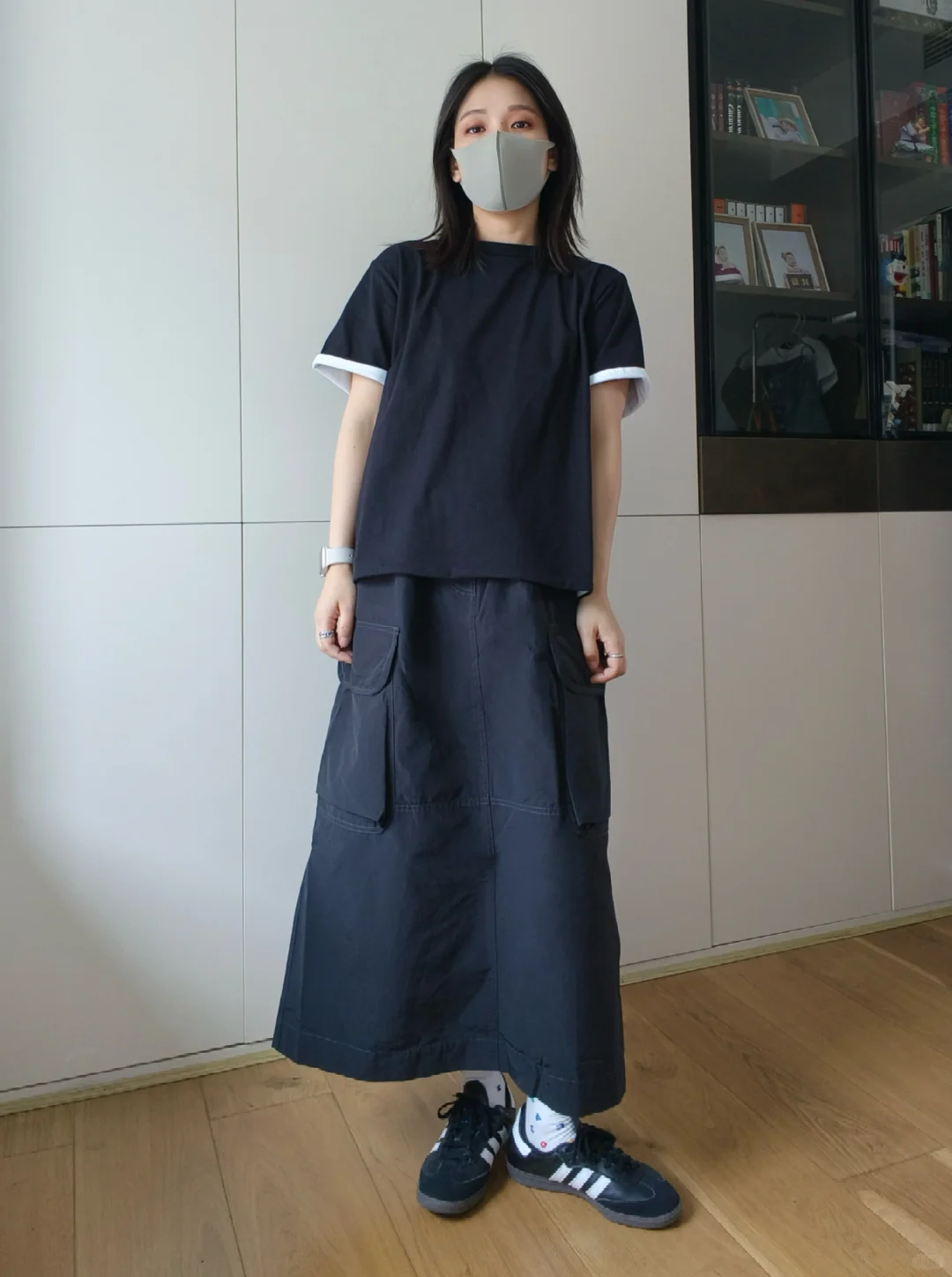一周总有一天all black。