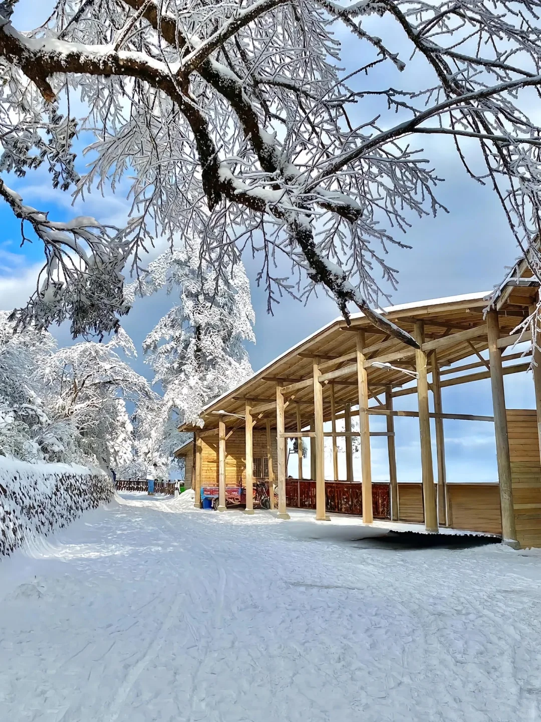 用198从重庆去瓦屋山玩2天❄️