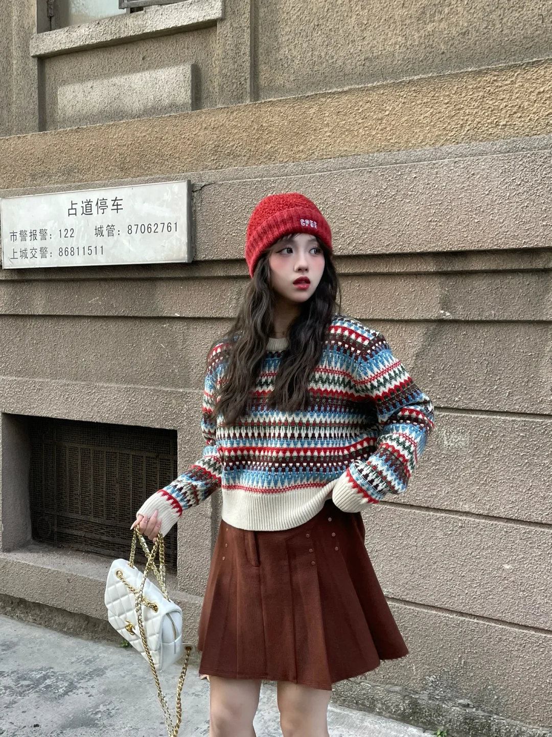 微胖穿搭 130斤:）谁说不能穿撞色横条纹🎄