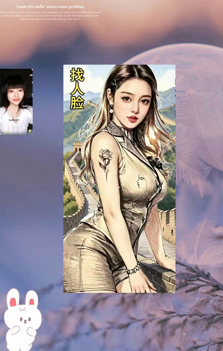 找人脸。
我敢赌一把，这张美女涂身上的人脸，但凡能找出第四张人脸的人都不是一般人