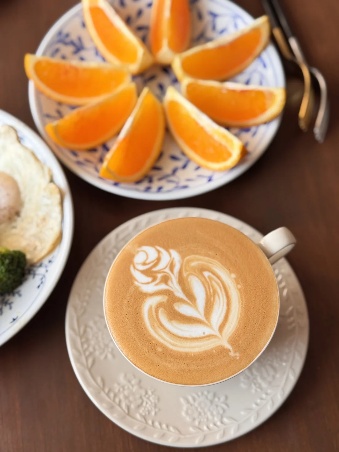 自学拉花的第N天有点样子了