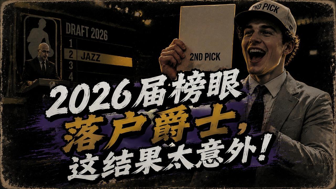 NBA新一届的榜眼出世，没想到会被他们收入麾下，这也成为最让球迷们意外的一件事！