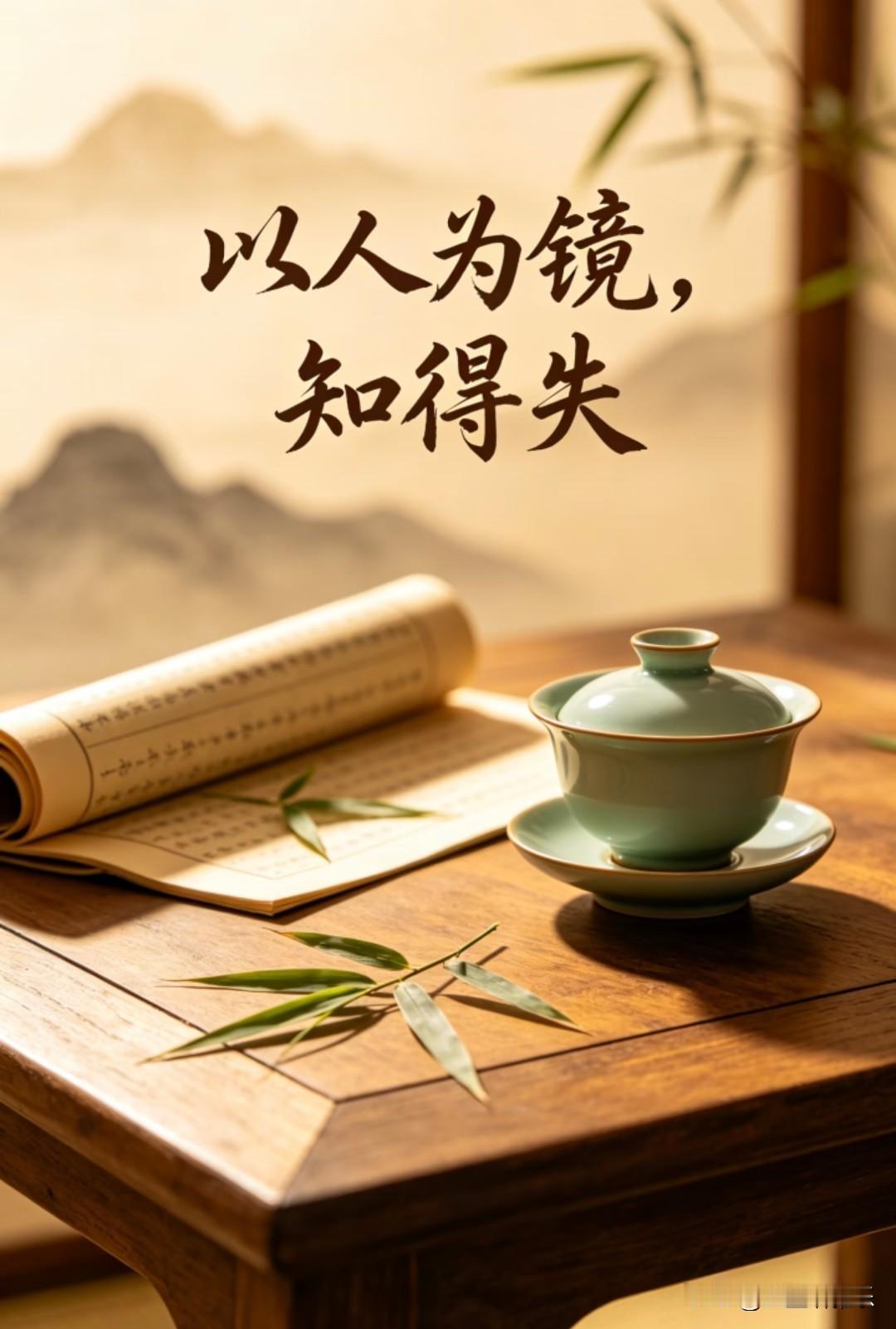 以人为镜，知得失；
以心为尺，辨进退。
 
观他人的经历，看清自己的不足；
看别