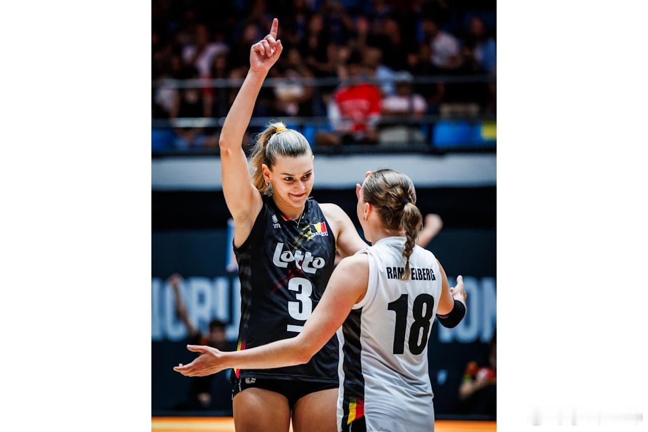 2025年女排世锦赛 第4场，B组，普吉岛赛区，🇧🇪比利时3-0古巴🇨🇺